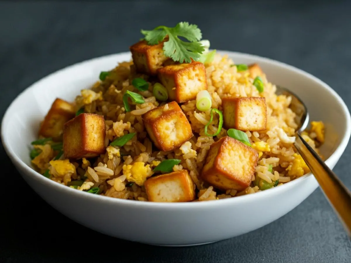 Gluten Free Tofu Thai Fried Rice Gluten Free Tofu Thai Fried Rice