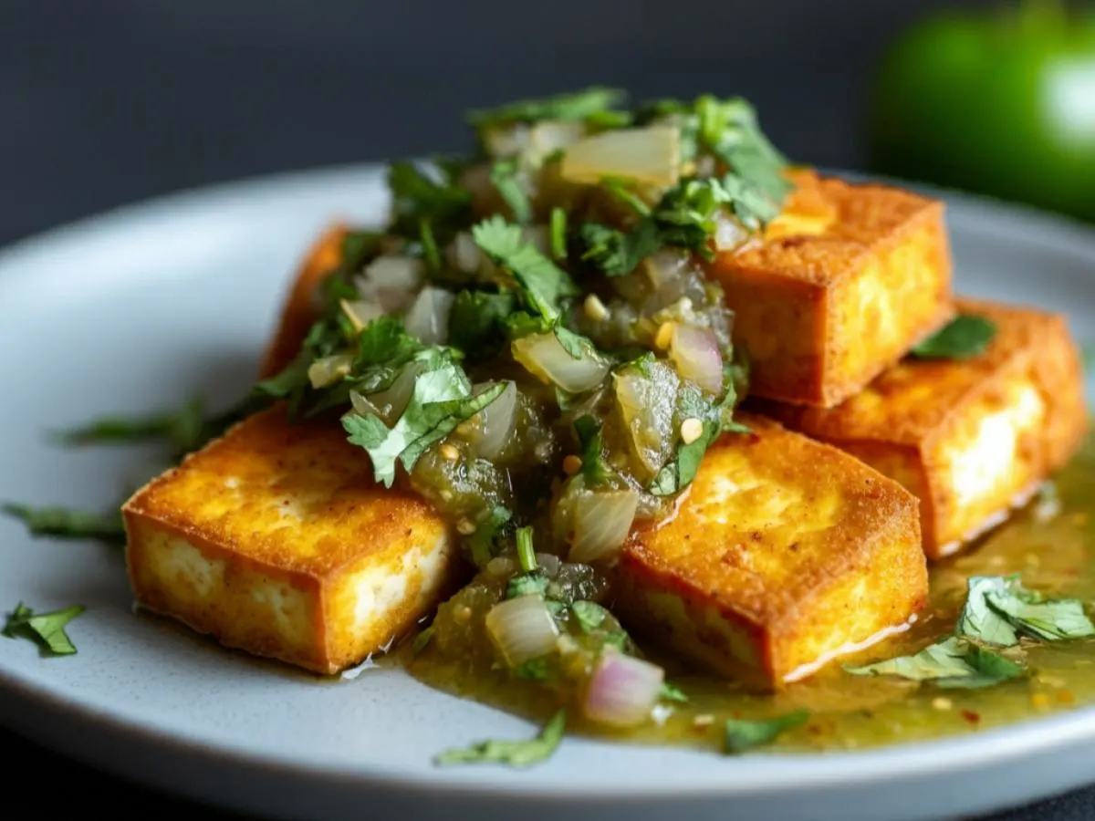 Tofu Chile Verde Tofu Chile Verde