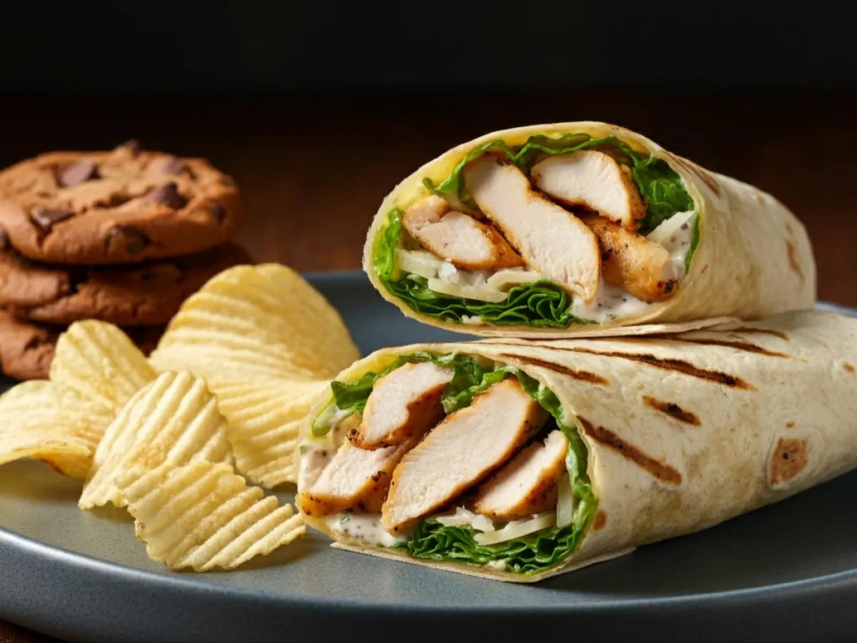 Gluten Free Chicken Ceasar Wrap Gluten Free Chicken Ceasar Wrap