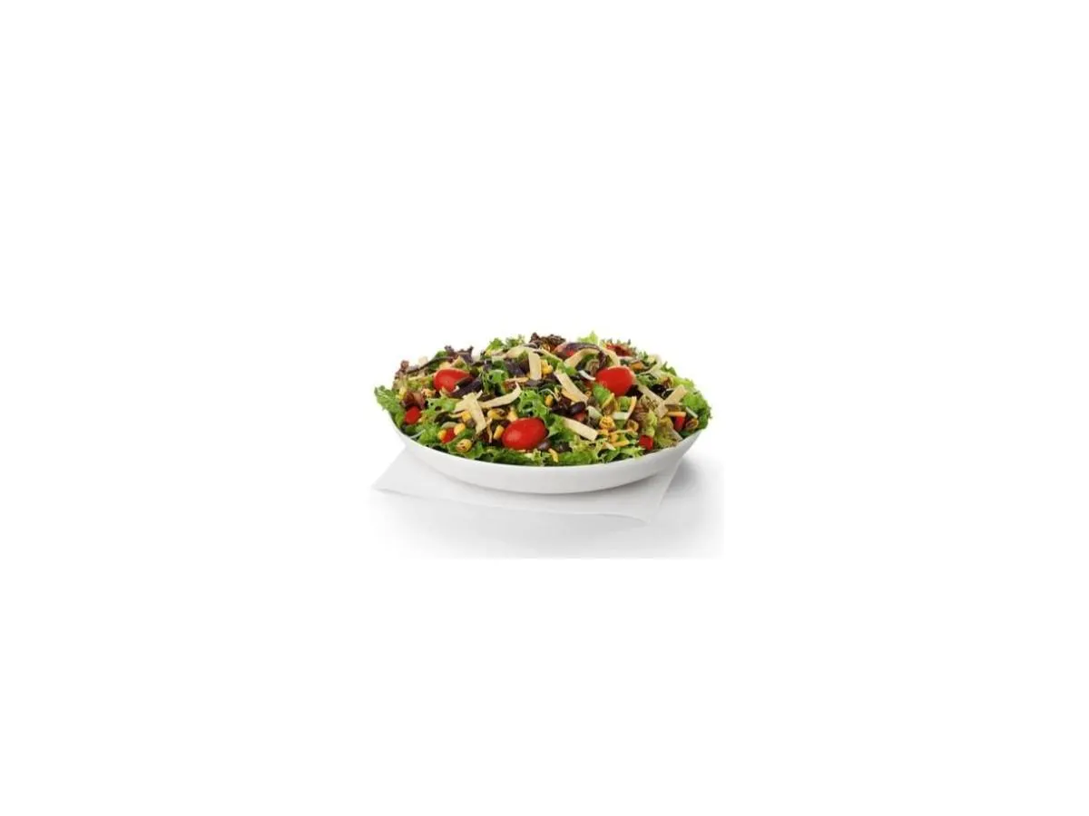 Spicy Southwest Salad w/ No Chicken | Creamy Salsa Dressing Spicy Southwest Salad w/ No Chicken | Creamy Salsa Dressing