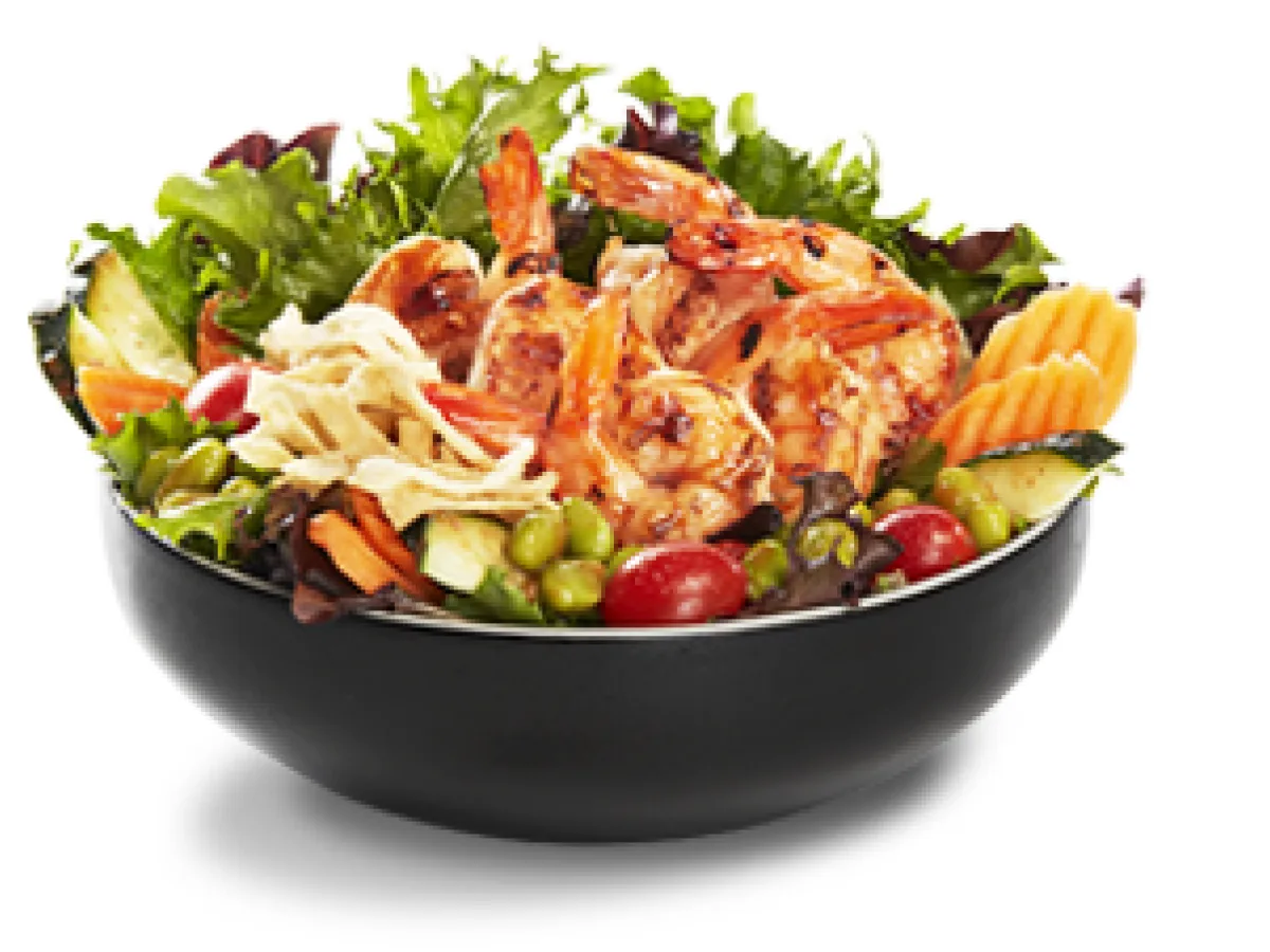 Spicy Asian Salad - Shrimp