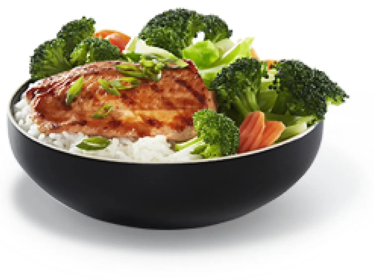 Salmon Veggie Bowl