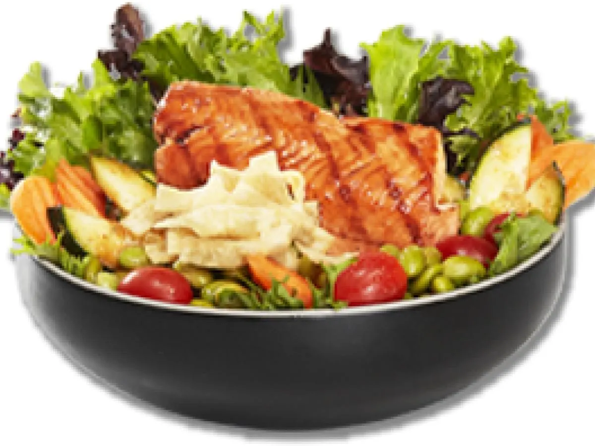Signature House Salad - Salmon