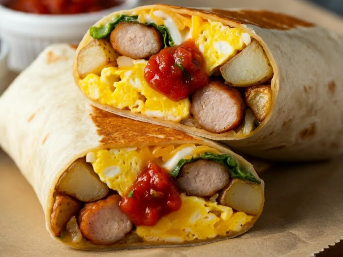 Chicken Sausage BF Burrito