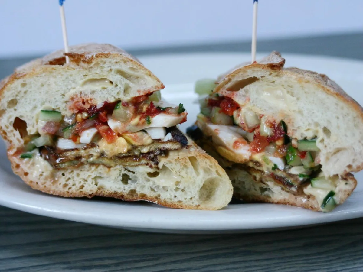 Gluten Free Sabih Sandwich Gluten Free Sabih Sandwich