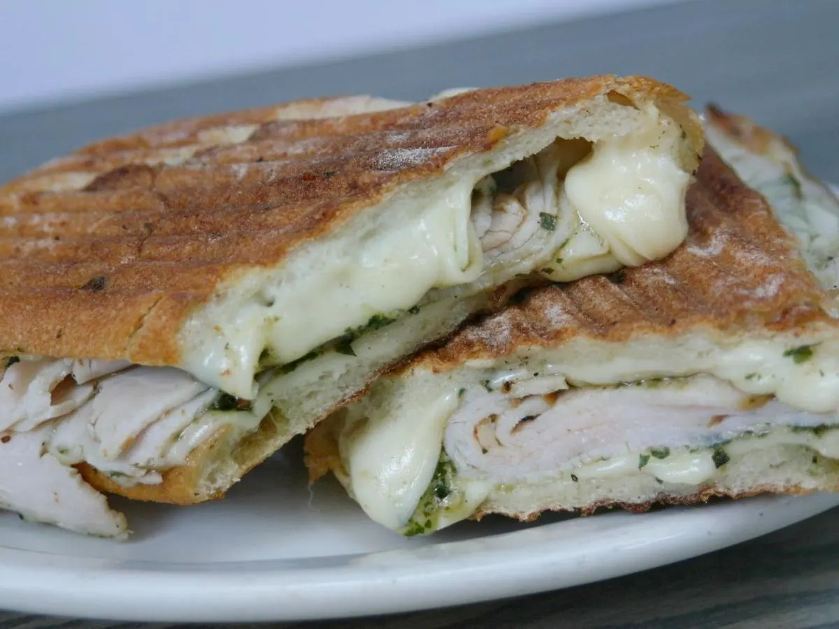 Smoked Turkey and Pesto Panini Smoked Turkey and Pesto Panini