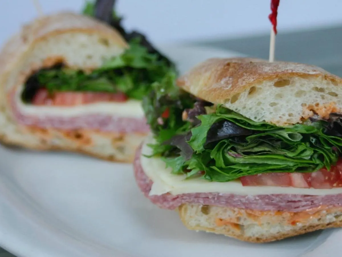 Gluten Free Salami Sandwich Gluten Free Salami Sandwich