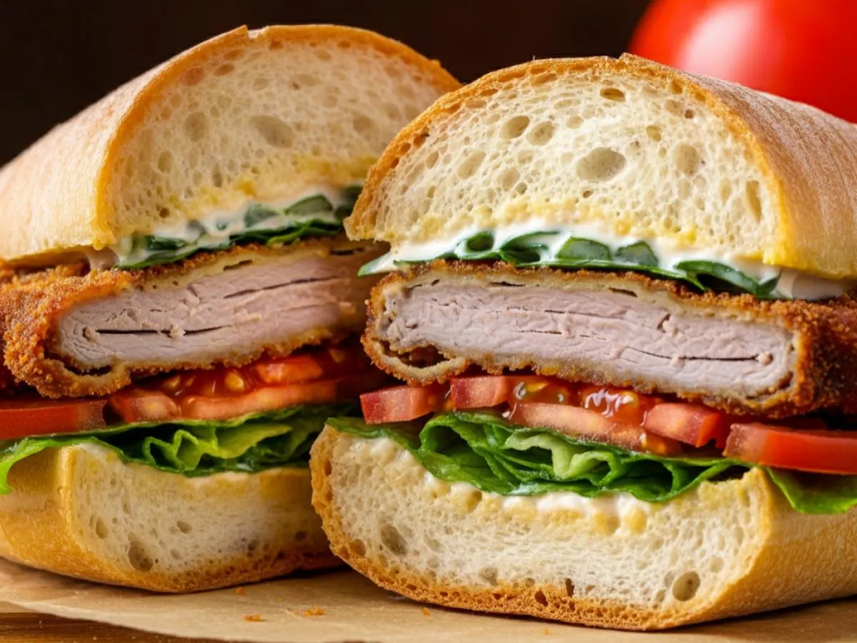 Schnitzel Sandwich Schnitzel Sandwich