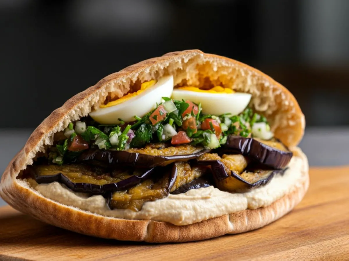 Sabih Pita Sandwich Sabih Pita Sandwich