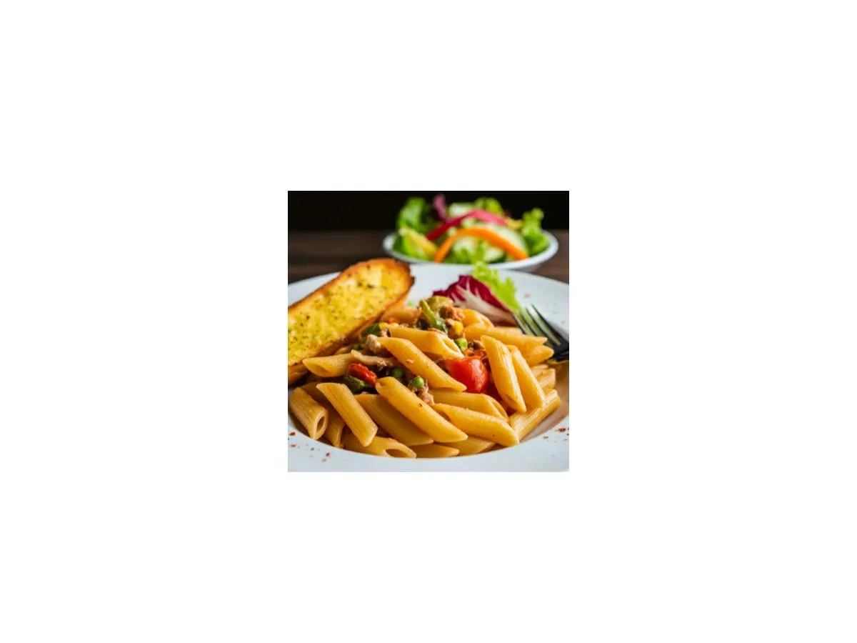 Pasta Primavera | Side Garden Salad Pasta Primavera | Side Garden Salad