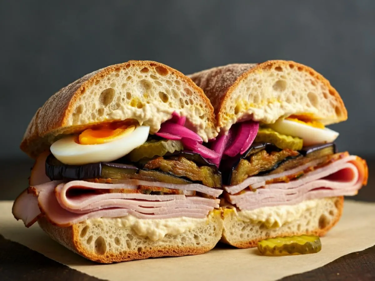 Middle Eastern Turkey and Egg Sandwich Middle Eastern Turkey and Egg Sandwich