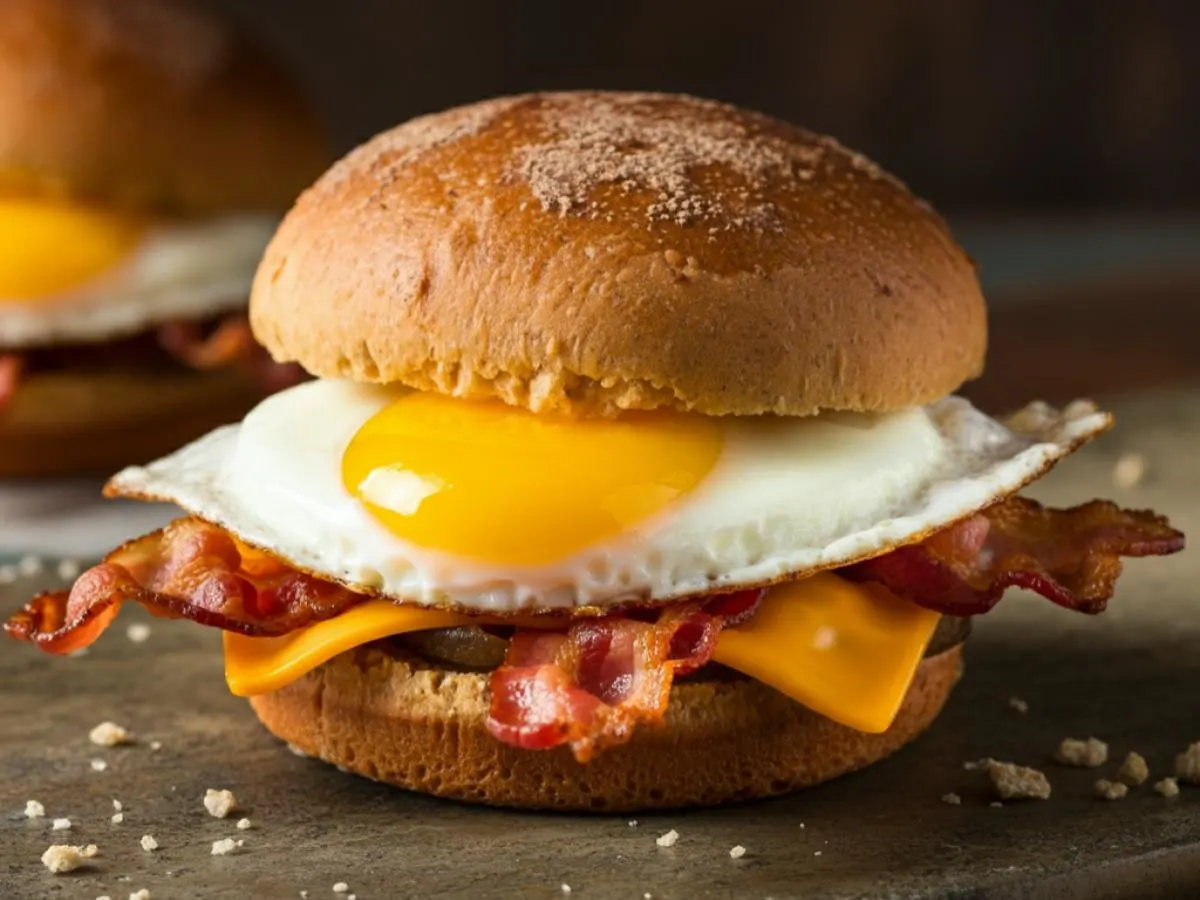 Gluten Free Bacon Breakfast Sandwich Gluten Free Bacon Breakfast Sandwich