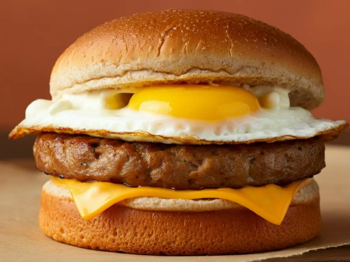 Turkey Sausage Breakfast Sandwich Turkey Sausage Breakfast Sandwich