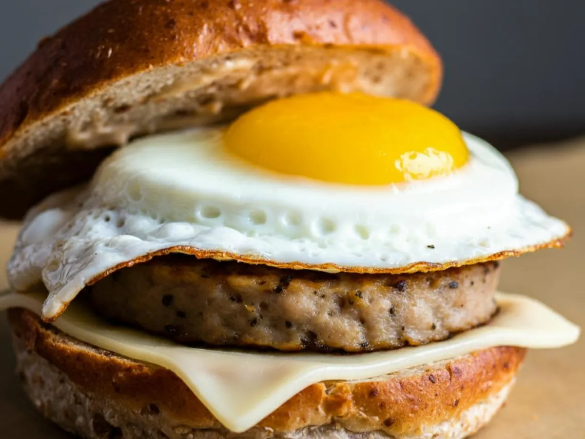 Gluten Free Turkey Sausage Breakfast Sandwich Gluten Free Turkey Sausage Breakfast Sandwich