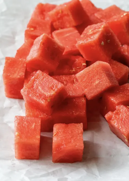 Chopped Watermelon Chopped Watermelon