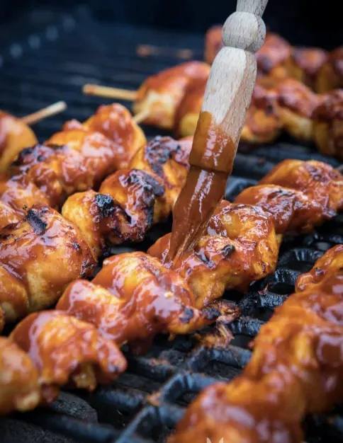 BBQ Chicken Skewers BBQ Chicken Skewers