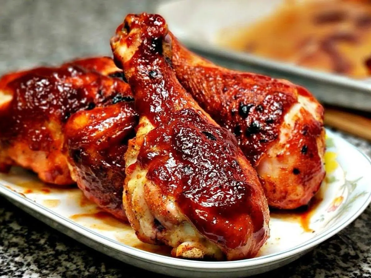 Roasted Chicken with BBQ Sauce
