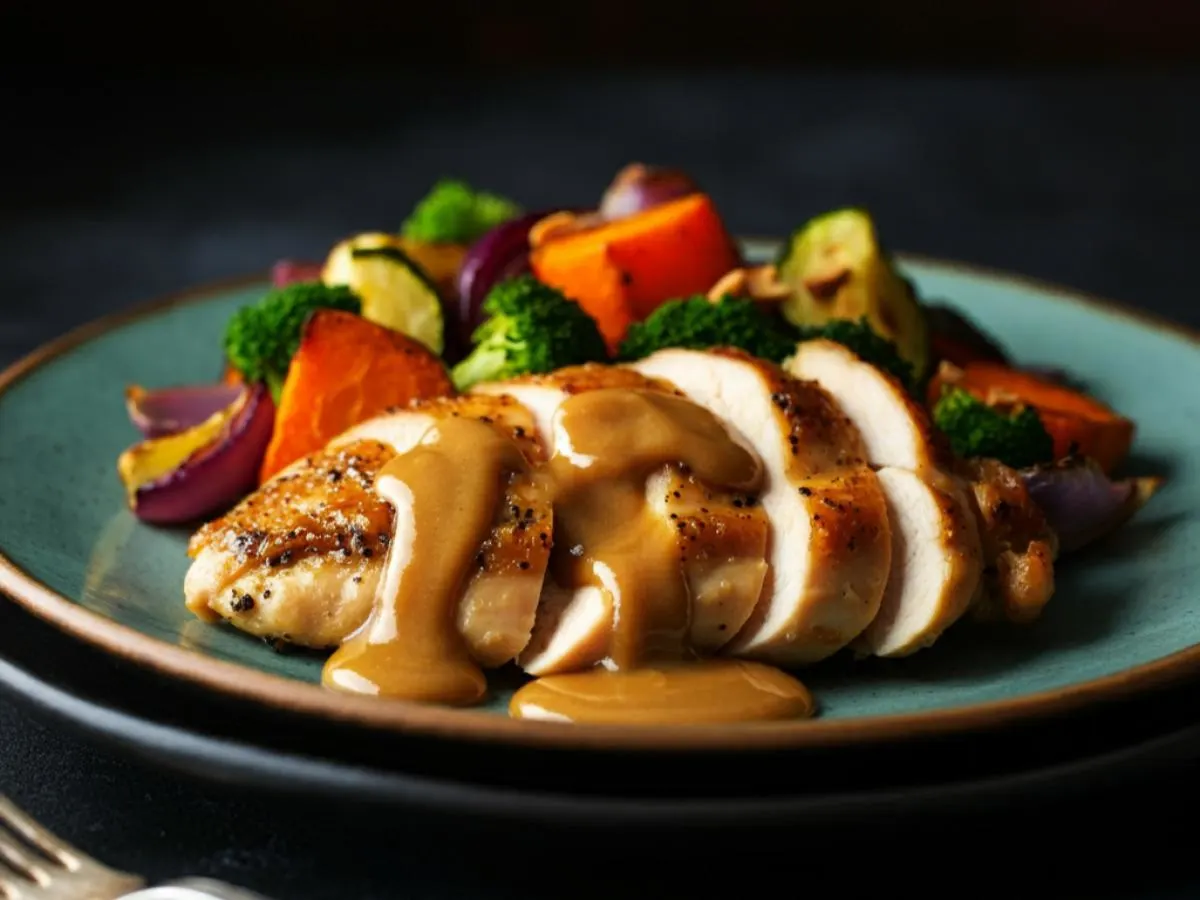 Peanut Butter Honey Chicken with Rice