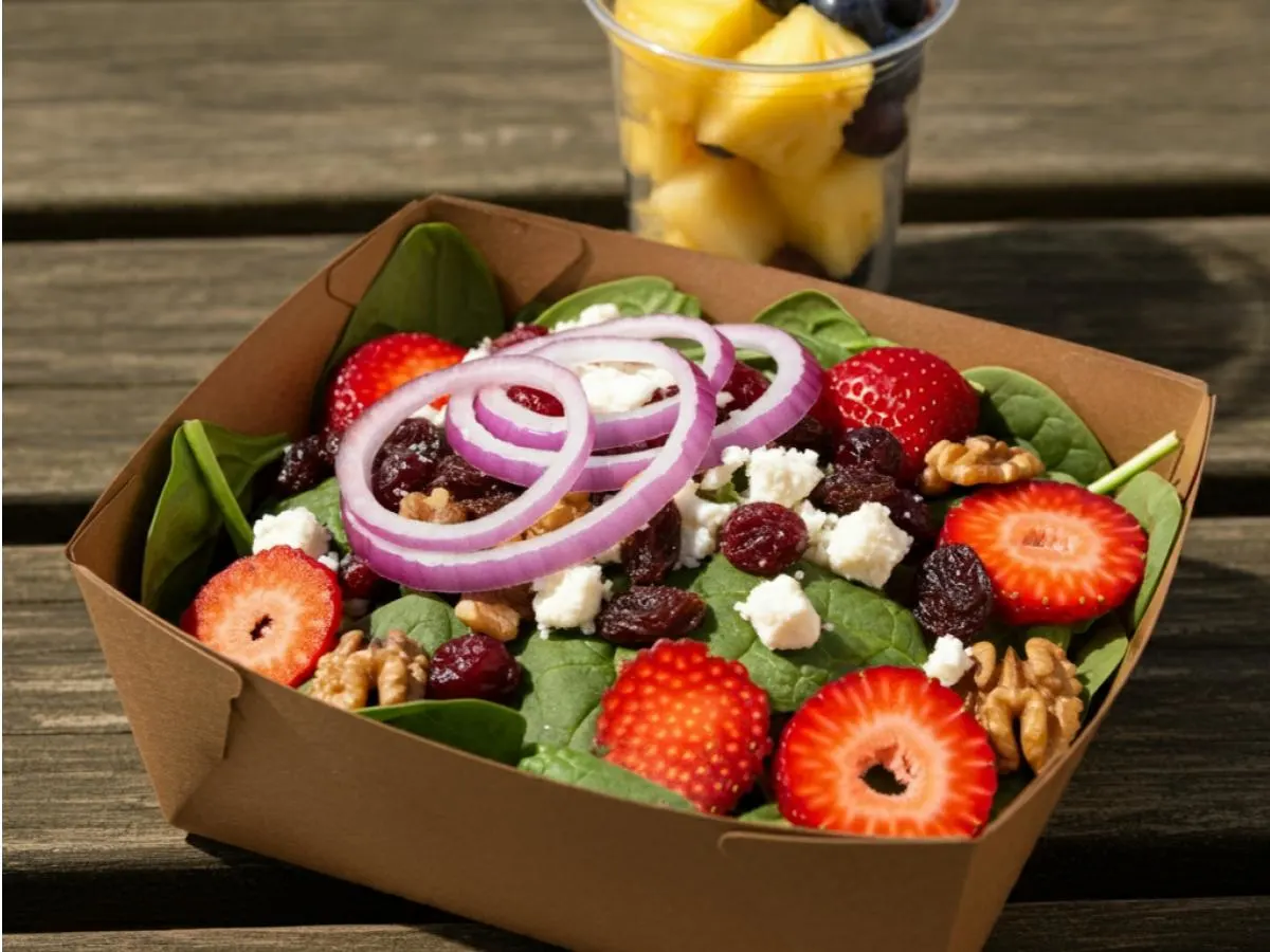 Strawberry Spinach Salad Box
