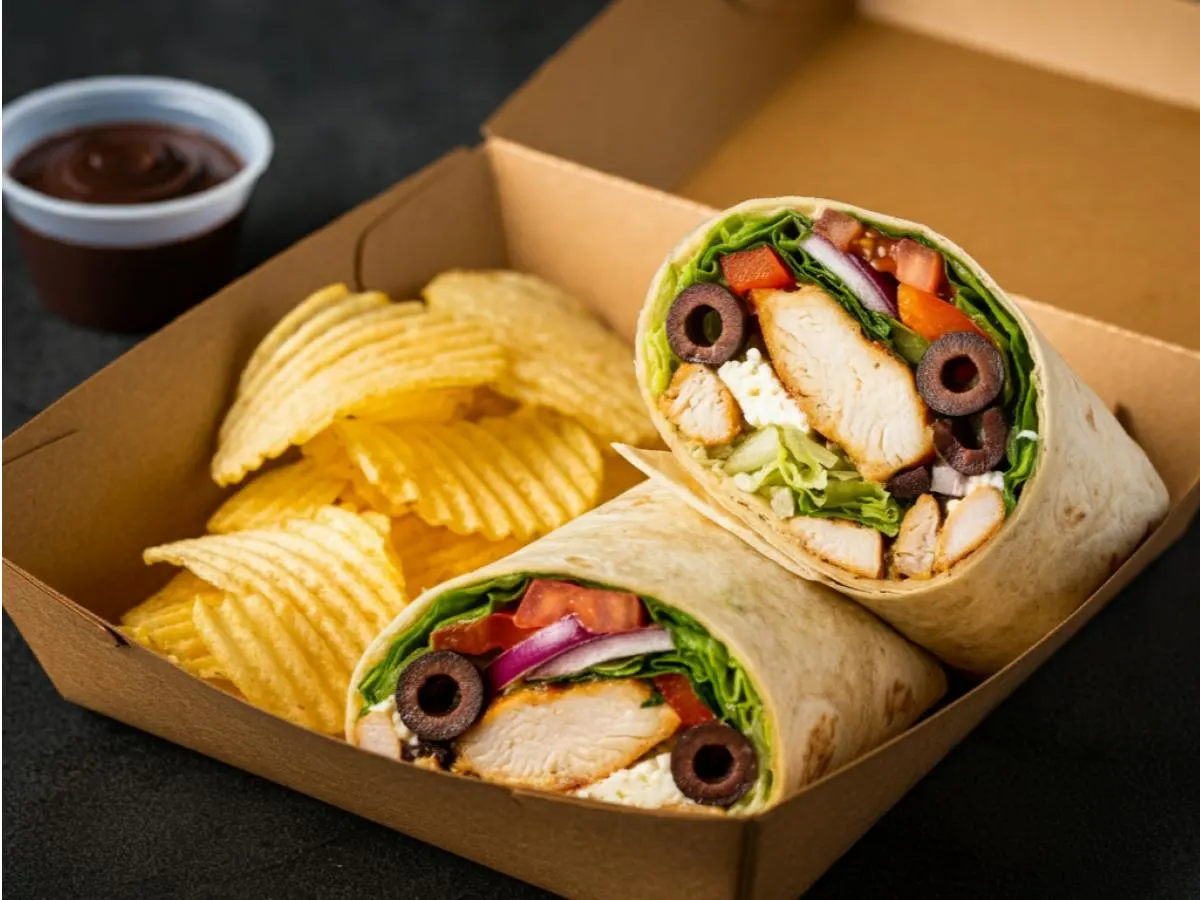 Greek Chicken Wrap Box
