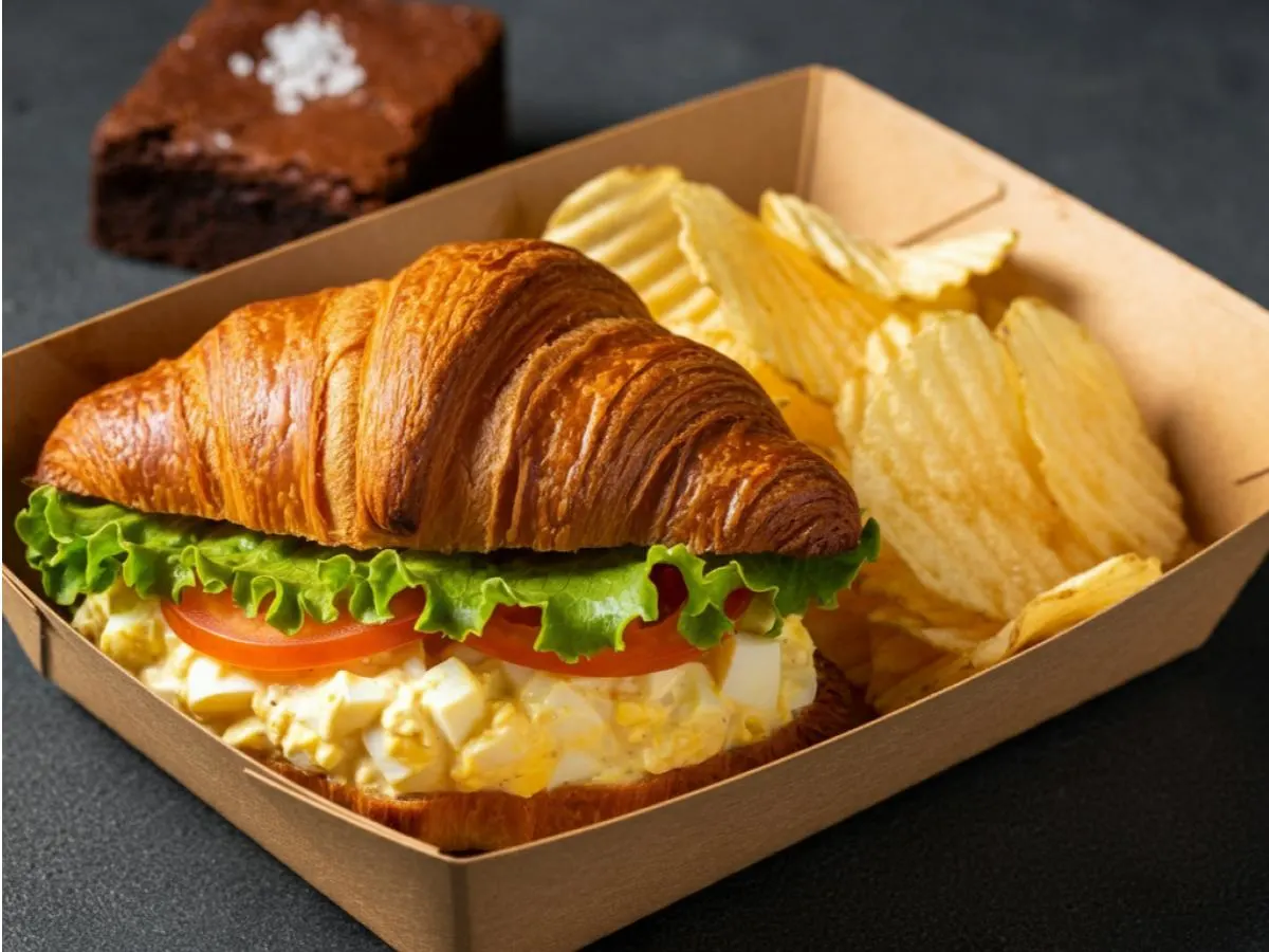 Egg Salad Croissant Sandwich Box