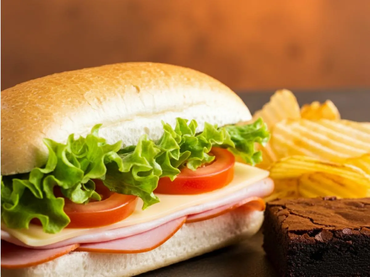 Ham and Swiss Sub Lunch Box