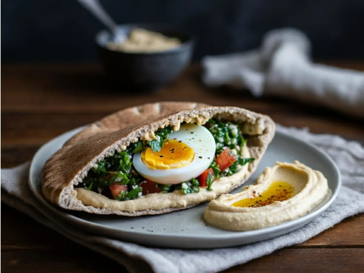 Middle Eastern Egg Sandwich Middle Eastern Egg Sandwich