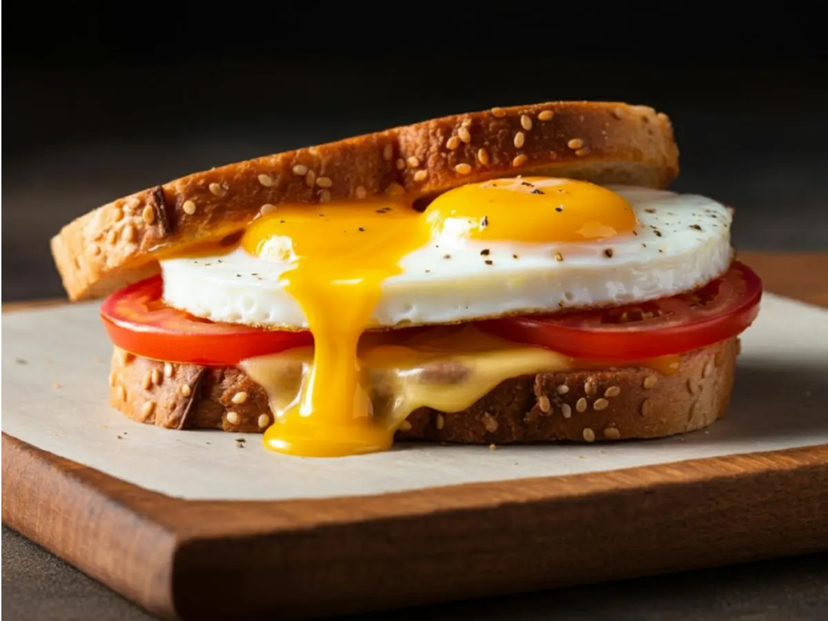Gluten Free Organic Egg Sandwich With Cheese Gluten Free Organic Egg Sandwich With Cheese
