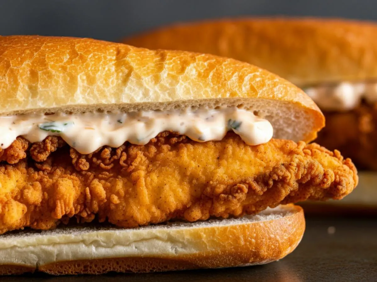 Halftime Chicken Finger Sandwich with French Fries