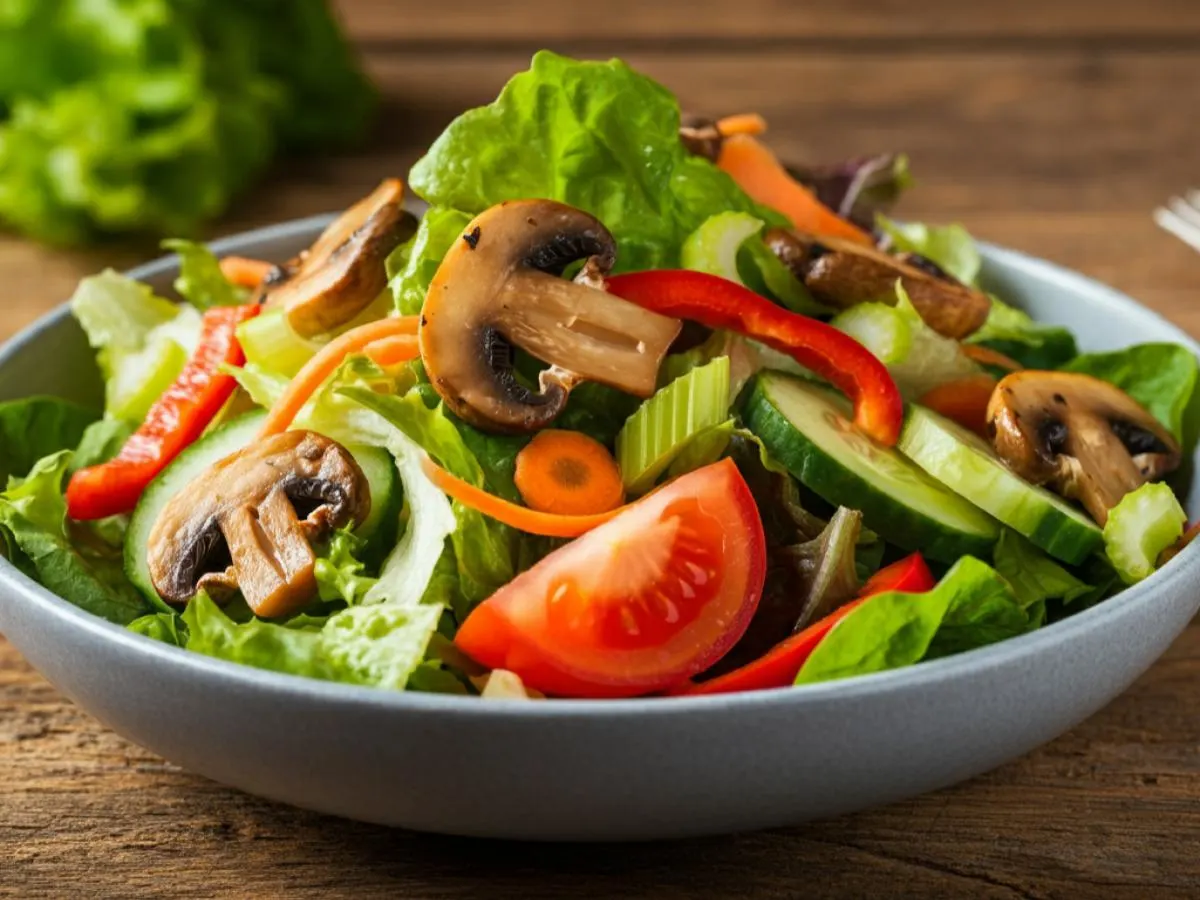 Grilled Mushroom Salad (Allergen Free) Grilled Mushroom Salad (Allergen Free)