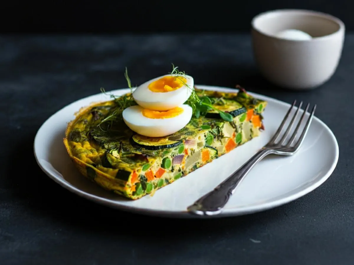 Vegan Seasonal Mixed Veggie Frittata Vegan Seasonal Mixed Veggie Frittata