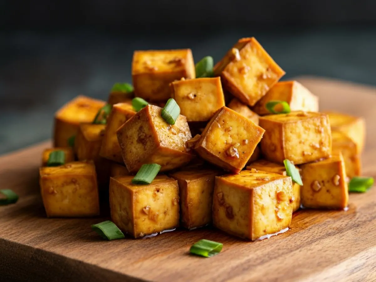 Garlic Fried Tofu Garlic Fried Tofu