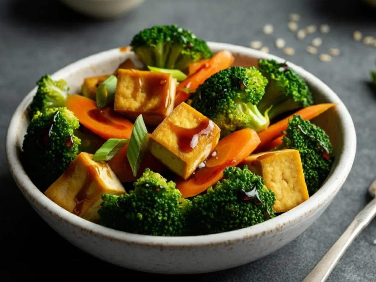 Ginger Broccoli with Tofu Ginger Broccoli with Tofu