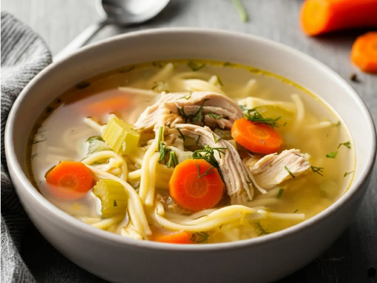 Grandma Style Soup with Gluten Free Noodles Grandma Style Soup with Gluten Free Noodles