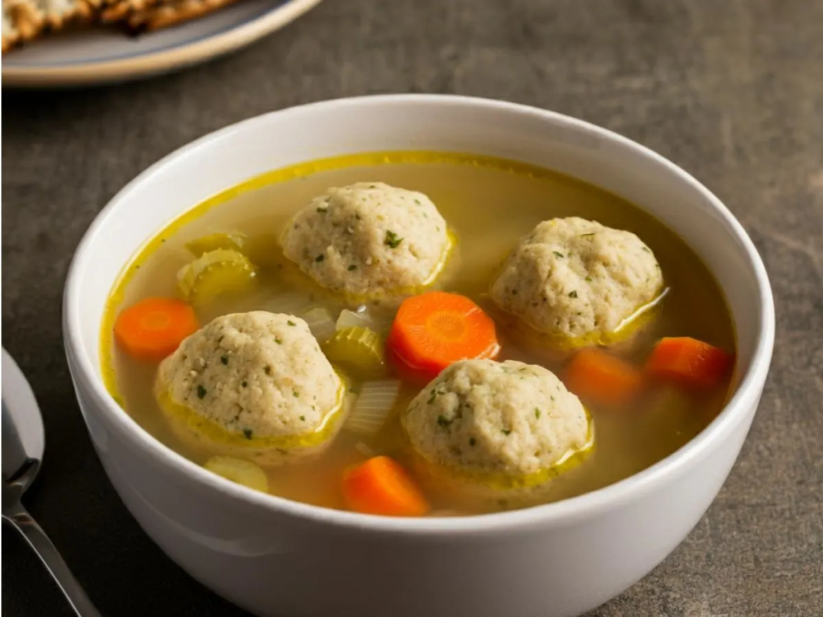 Chickenless Soup with Matzah Balls Chickenless Soup with Matzah Balls