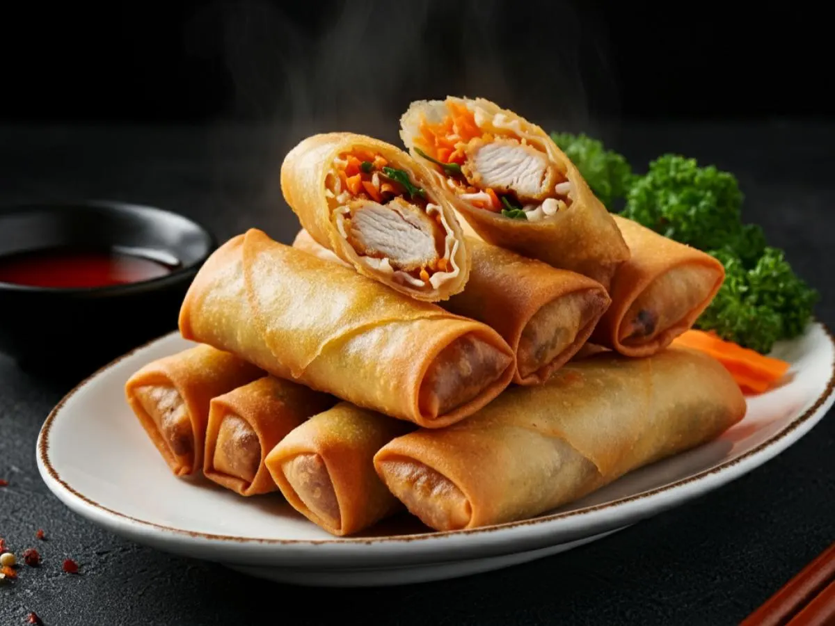 Chicken Spring Rolls Chicken Spring Rolls