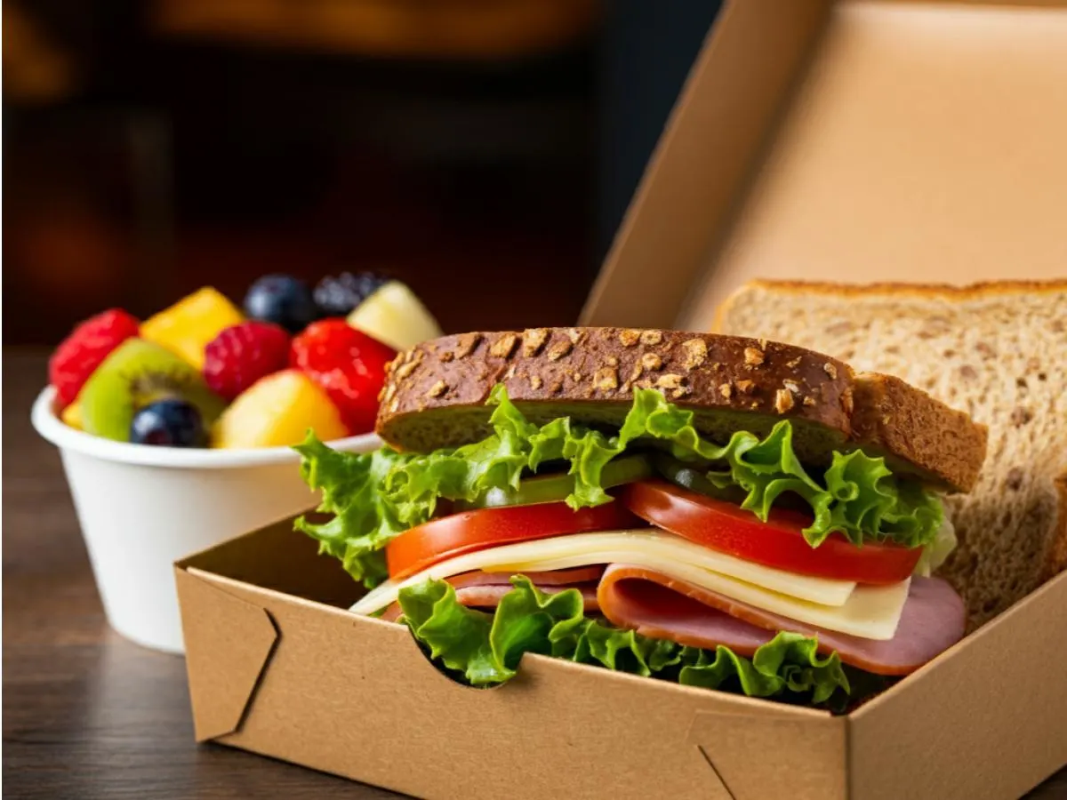 Ham and Swiss Deluxe Boxed Meal