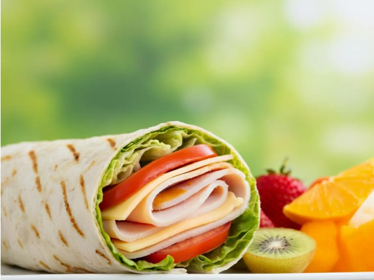 Gluten Free Turkey and Swiss Lettuce Wrap Boxed Meal