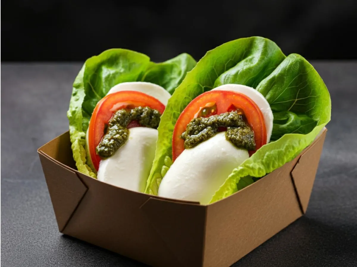 Gluten Free Caprese Vegetarian Lettuce Wrap Boxed Meal