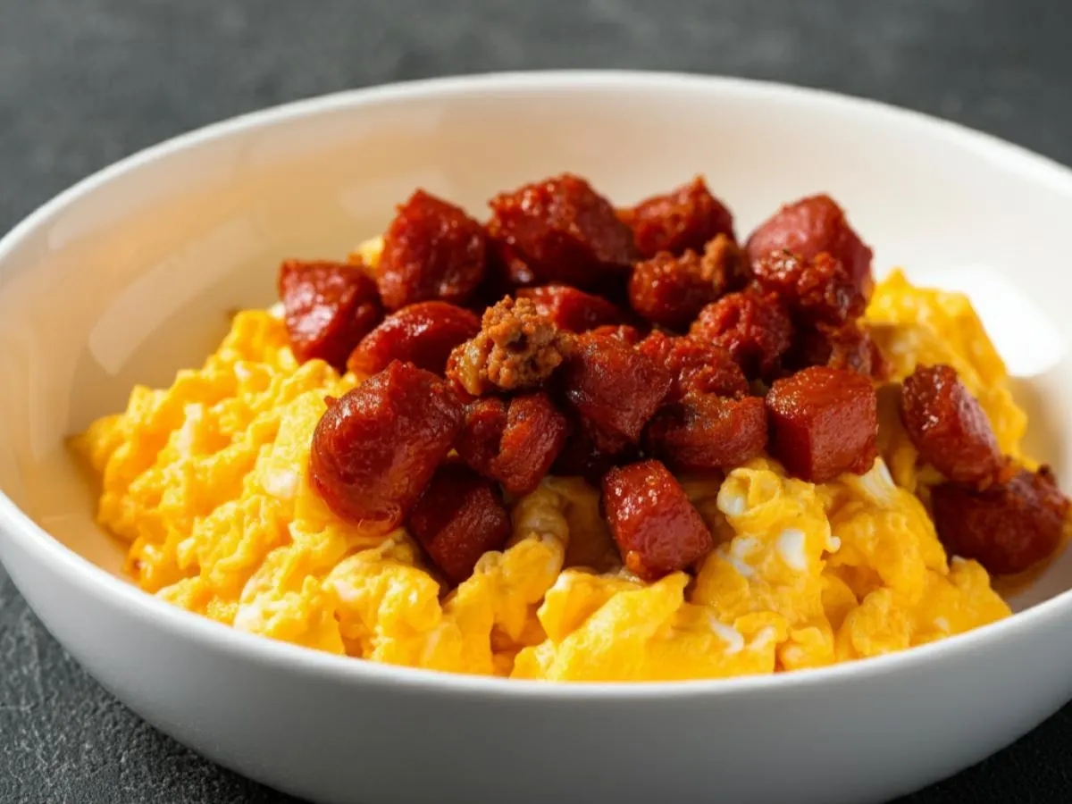 Scrambled Eggs with Chorizo Scrambled Eggs with Chorizo
