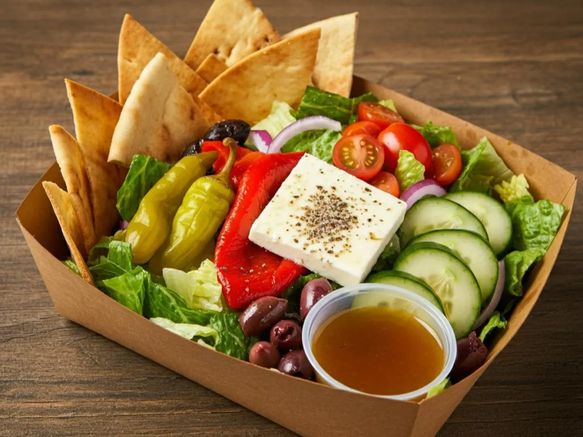 Vegan Greek Salad Box Vegan Greek Salad Box