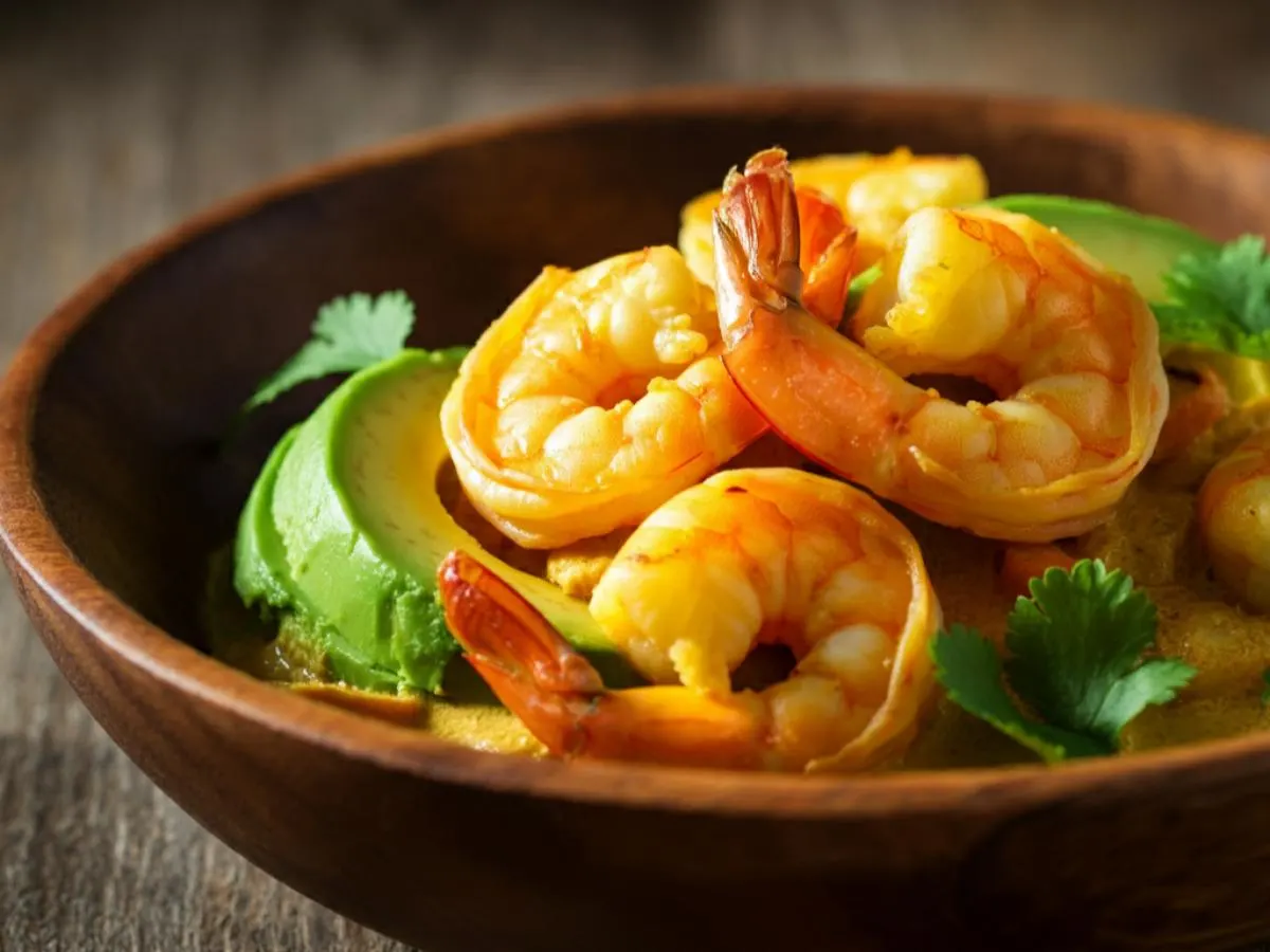 Avocado Curry Shrimp Avocado Curry Shrimp