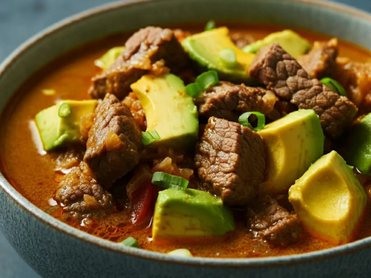 Avocado Curry Beef Avocado Curry Beef