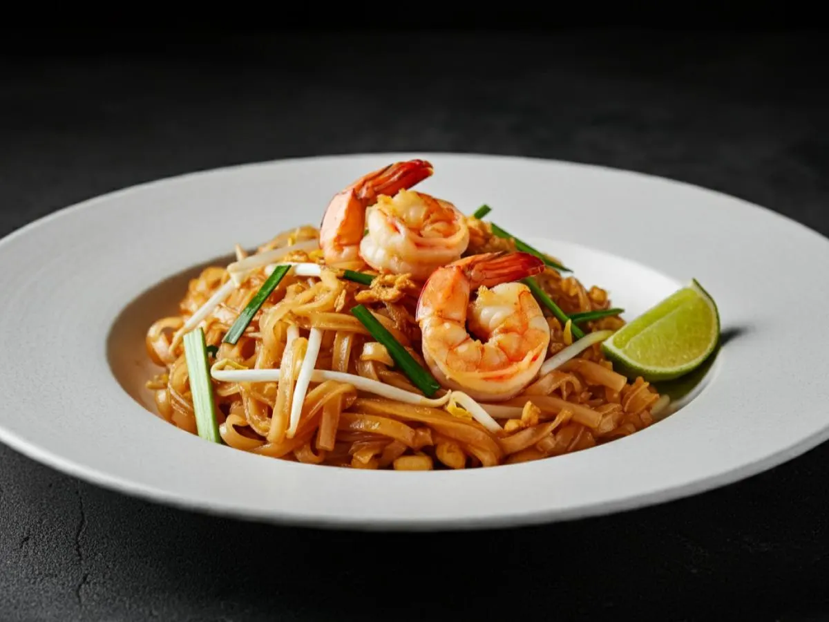 Pad Thai Noodles with Shrimp Pad Thai Noodles with Shrimp