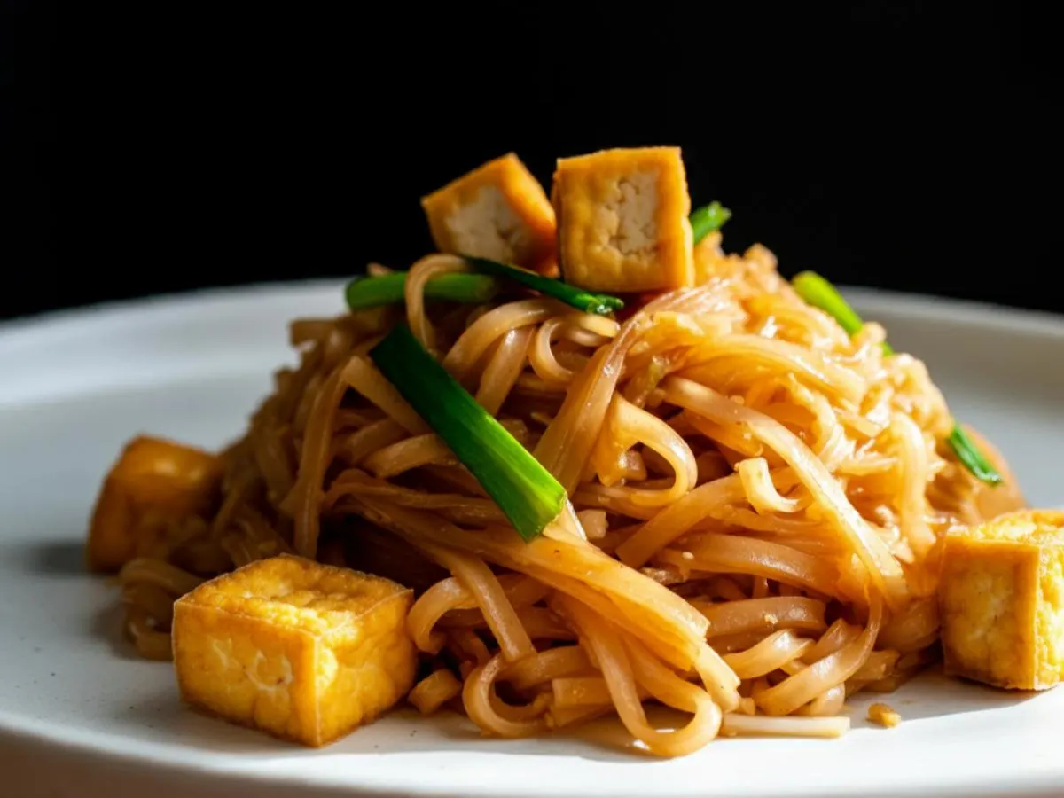 Pad Thai Noodles with Tofu Pad Thai Noodles with Tofu