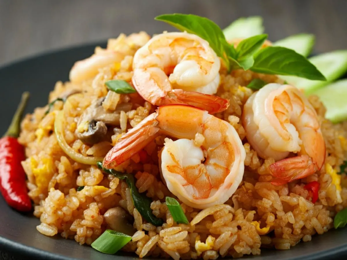 Tom Yum Fried Rice with Shrimp Tom Yum Fried Rice with Shrimp