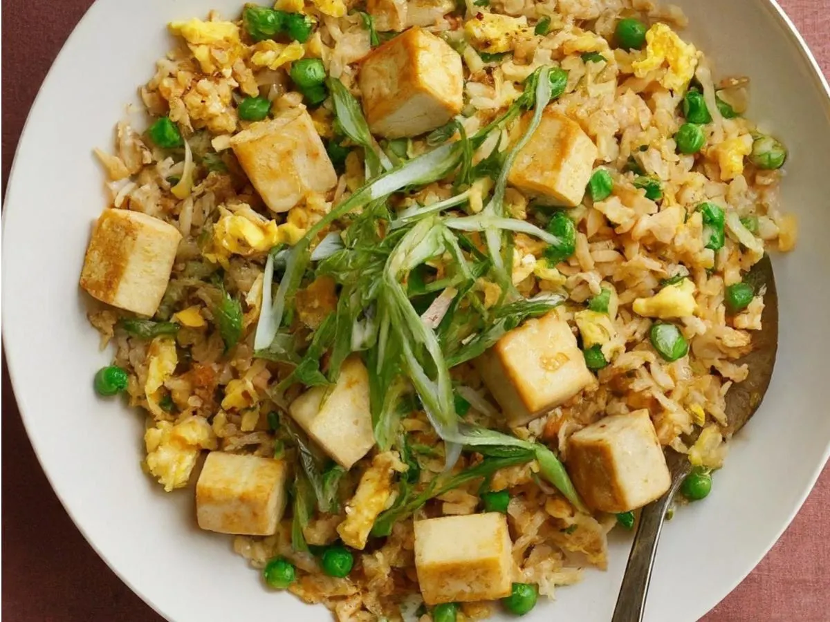 Coconut Fried Rice with Tofu Coconut Fried Rice with Tofu