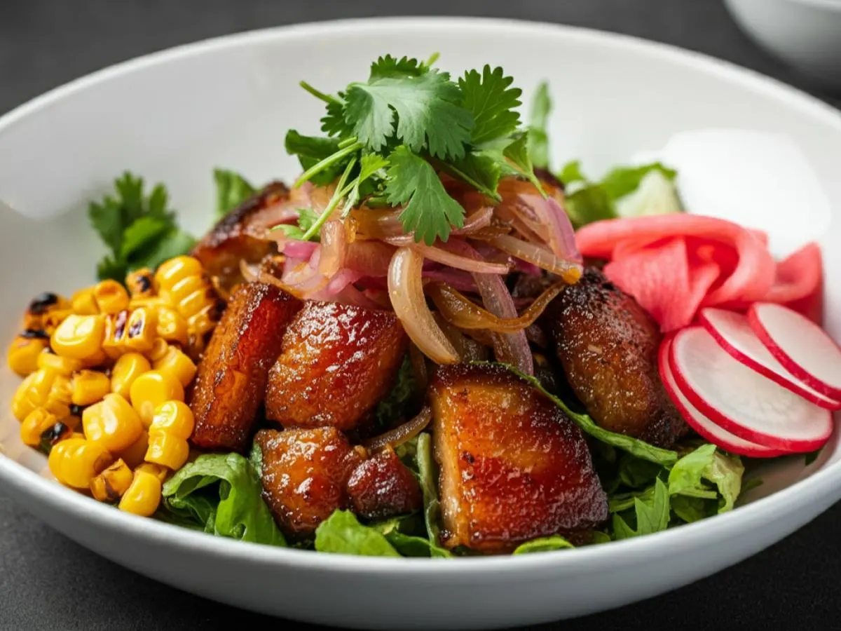 Spicy Pork Salad Bowl Spicy Pork Salad Bowl