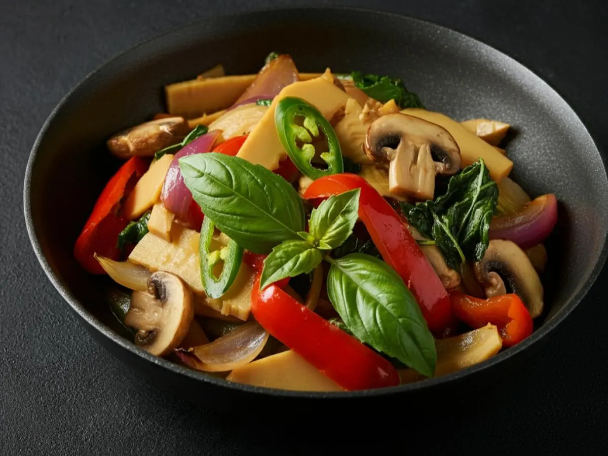 Spicy Basil Vegetable Stir Fry Spicy Basil Vegetable Stir Fry