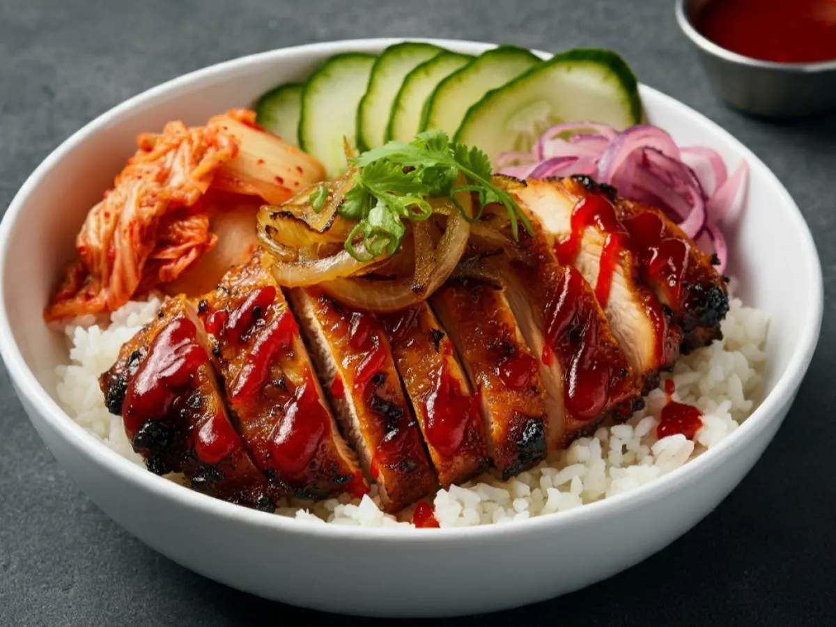 BBQ Chicken Rice Bowl (Spicy) BBQ Chicken Rice Bowl (Spicy)